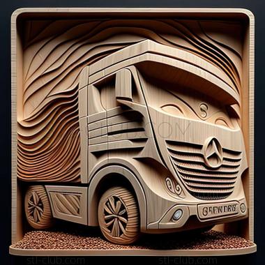 3D модель Mercedes Benz Axor (STL)